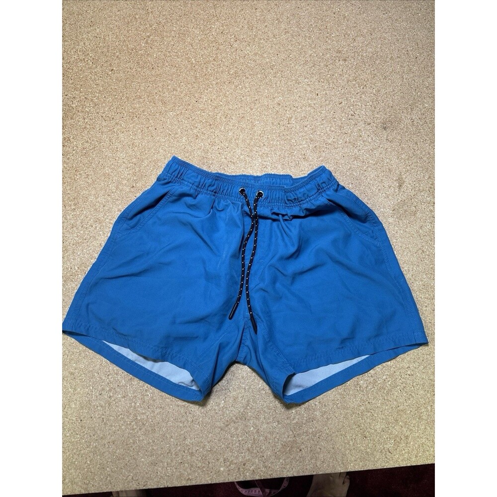 HVIII Goat Shorts Mens L Blue Athletic Casual Streetwear Drawstring D1